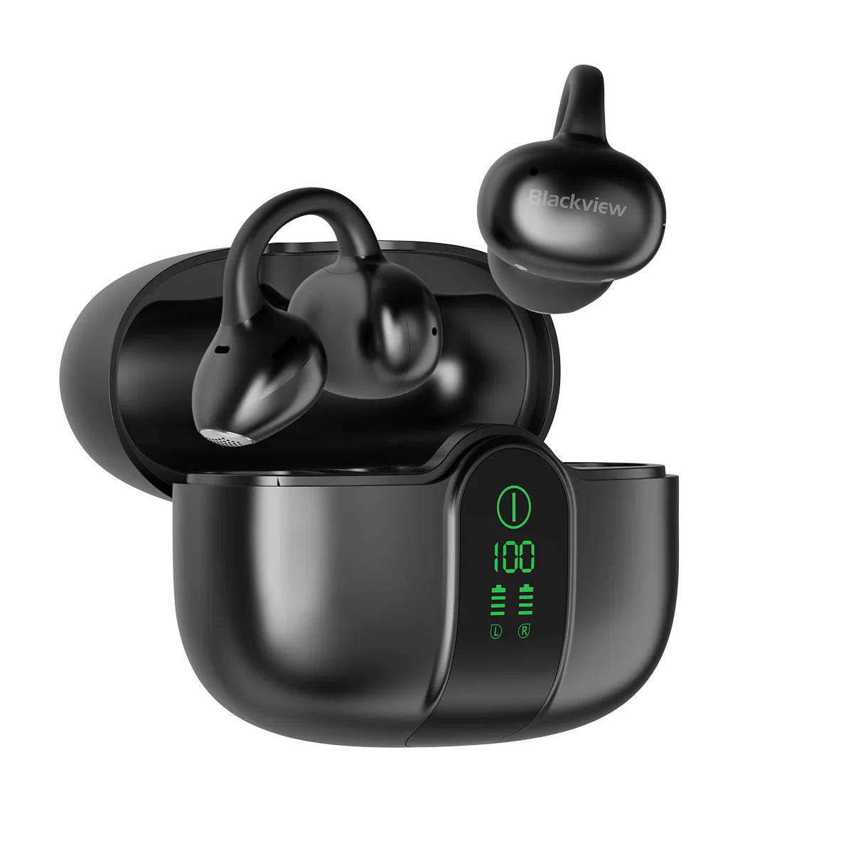 Blackview AirBuds 15 IPX5 Wasserdichte LED-Anzeige Bluetooth 6.0 Clip-on OWS Ohrhörer - Image 3