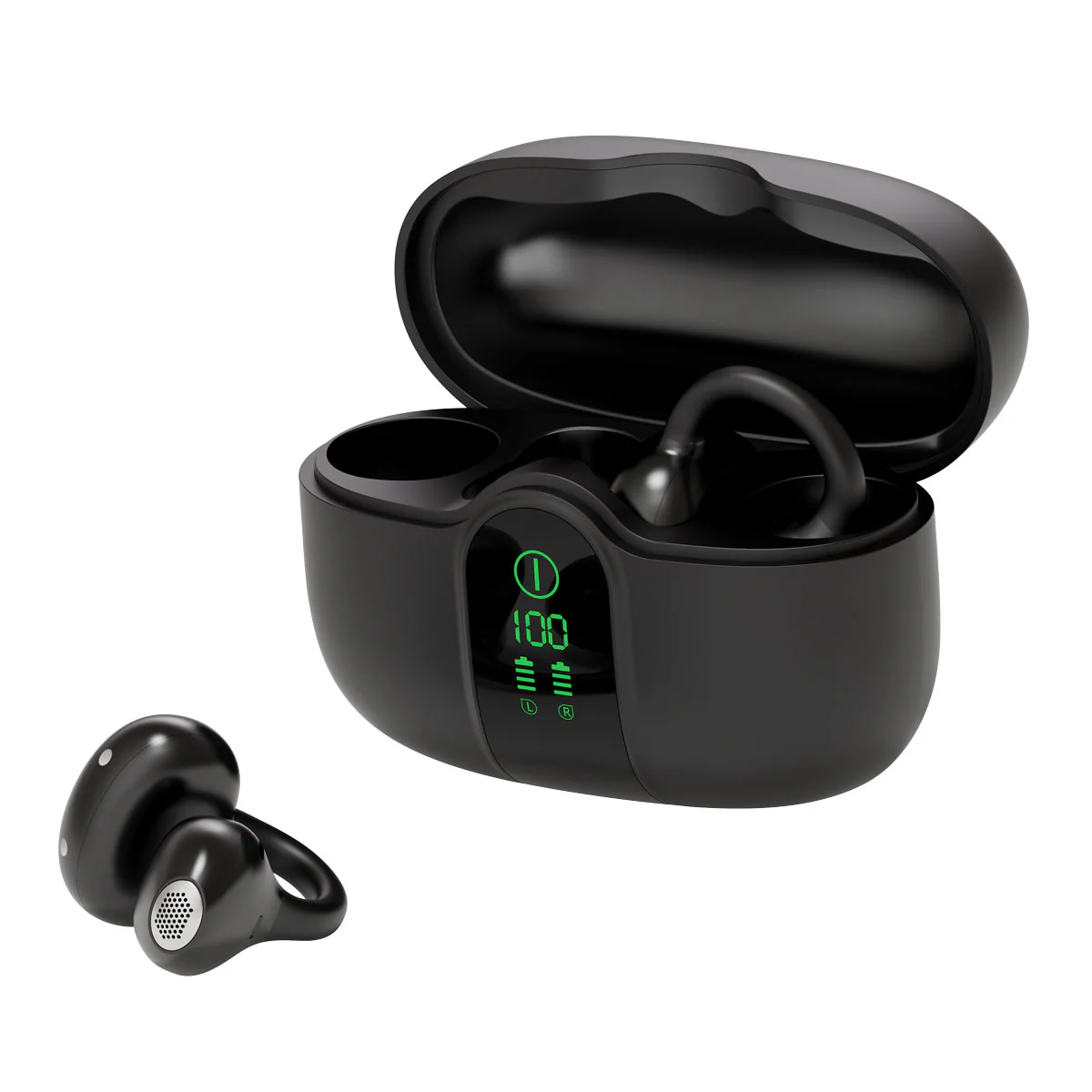 Blackview AirBuds 15 IPX5 Wasserdichte LED-Anzeige Bluetooth 6.0 Clip-on OWS Ohrhörer - Image 5