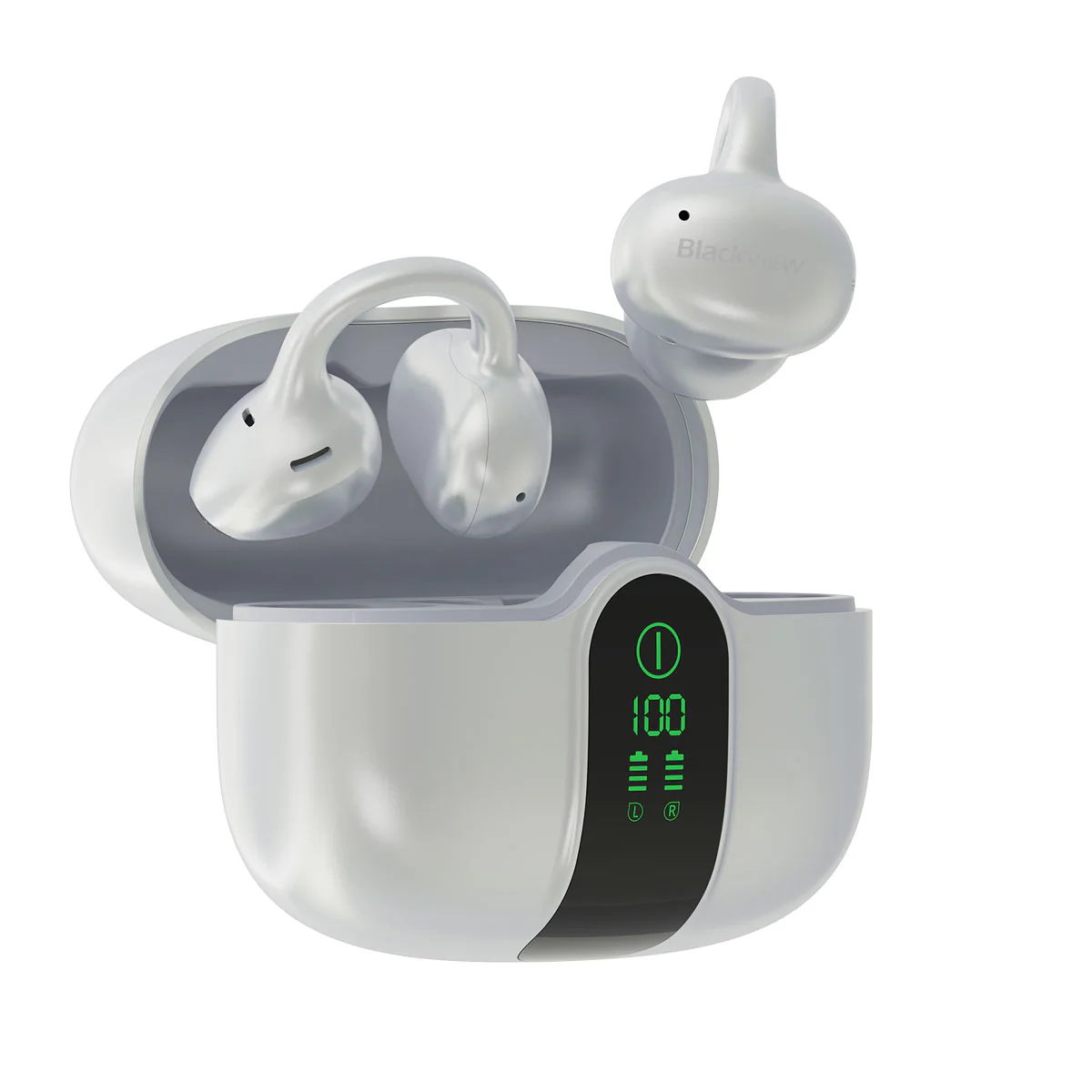 Blackview AirBuds 15 IPX5 Wasserdichte LED-Anzeige Bluetooth 6.0 Clip-on OWS Ohrhörer - Image 9