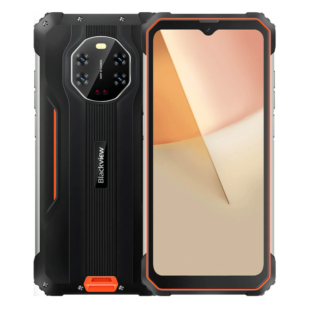 Blackview BL8800 8+128GB 6,58" 33W Schnellladung 5G Infrarotkamera Robustes Smartphone