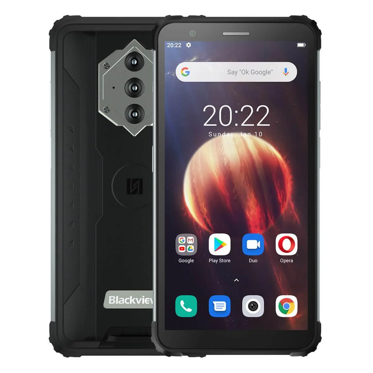 Blackview BV6600 5,7" 4+64GB 8580mAh 810G 4G Robustes Smartphone in Militärqualität