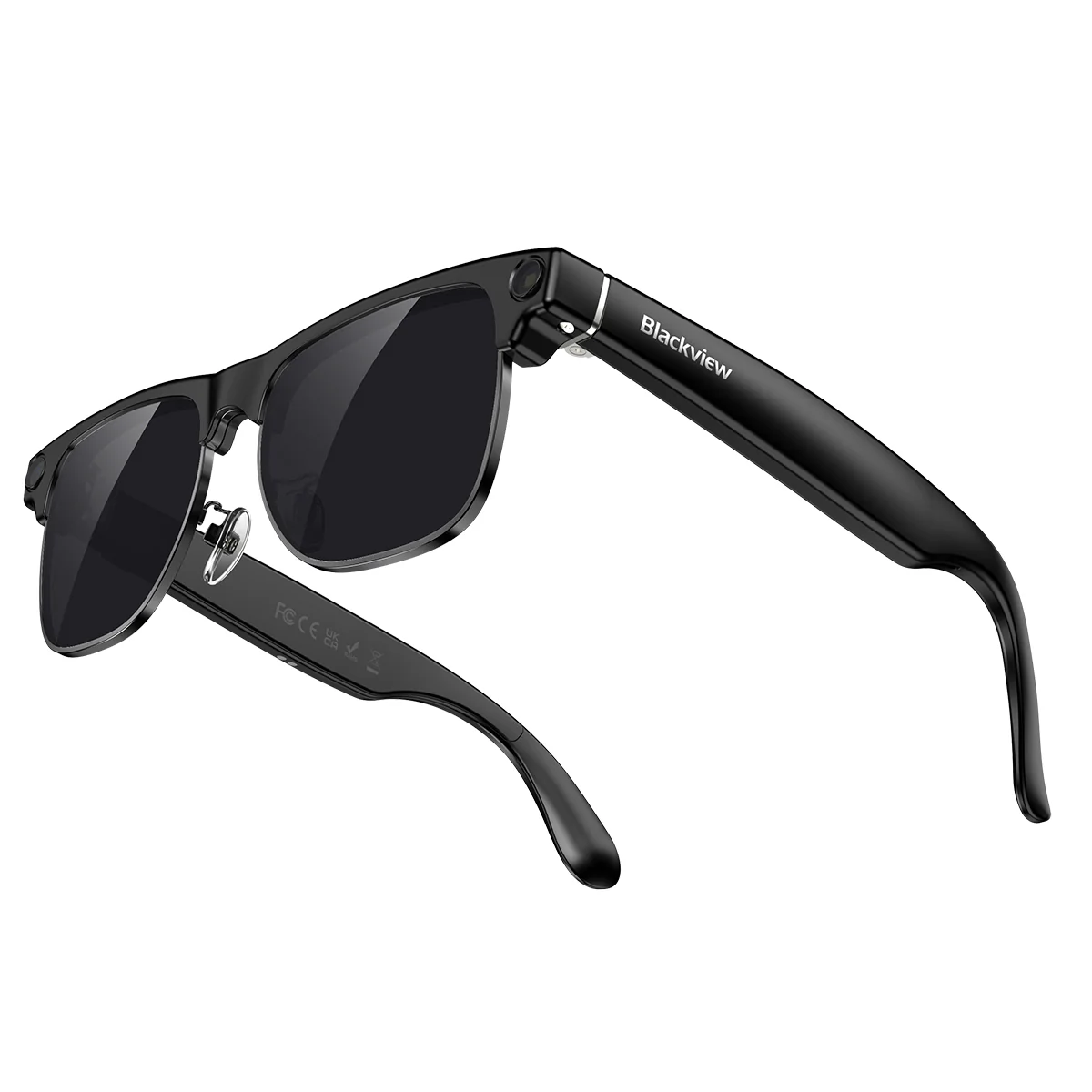 Blackview BV200 ChatGPT KI-Smartbrille mit Sony 8MP Kamera, Bluetooth-Anruf & Live-Sprach-KI-Übersetzung