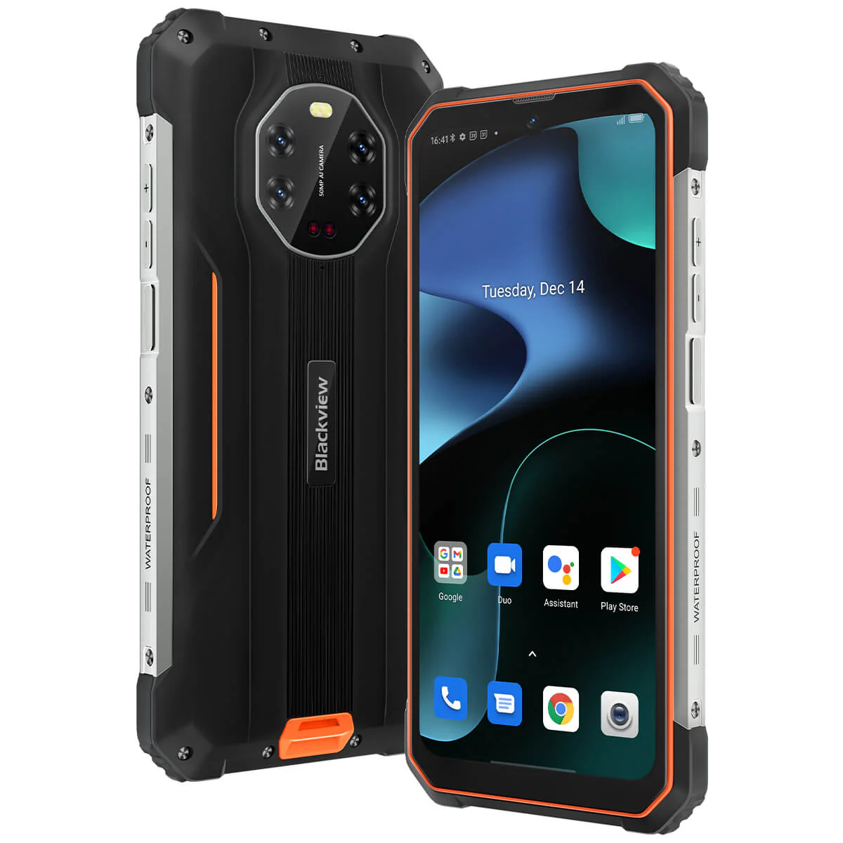 Blackview BV8800 50MP 6,58" 8+128GB IR-Nachtsichtkamera 90Hz Display 33W Ladegerät Robustes Telefon - Image 16