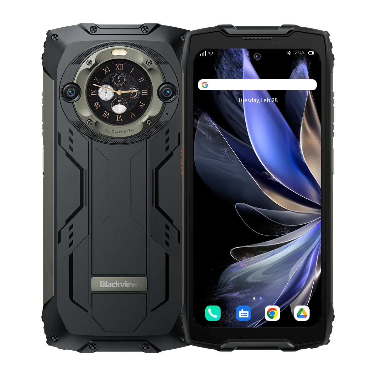 Blackview BV9300 Pro 8/12GB+256GB 6,7-Zoll Haupt- & 1,3-Zoll Rund-Secondary-Display Eingebauter 100LM Taschenlampe 15080mAh 4G Robustes Smartphone