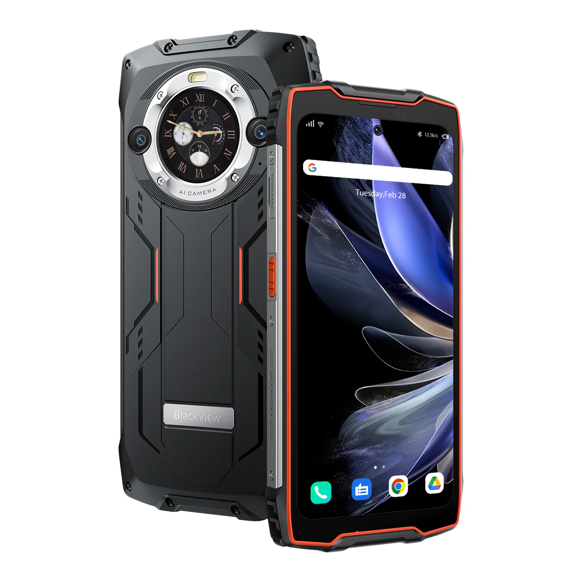 Blackview BV9300 Pro 8/12GB+256GB 6,7-Zoll Haupt- & 1,3-Zoll Rund-Secondary-Display Eingebauter 100LM Taschenlampe 15080mAh 4G Robustes Smartphone - Image 12