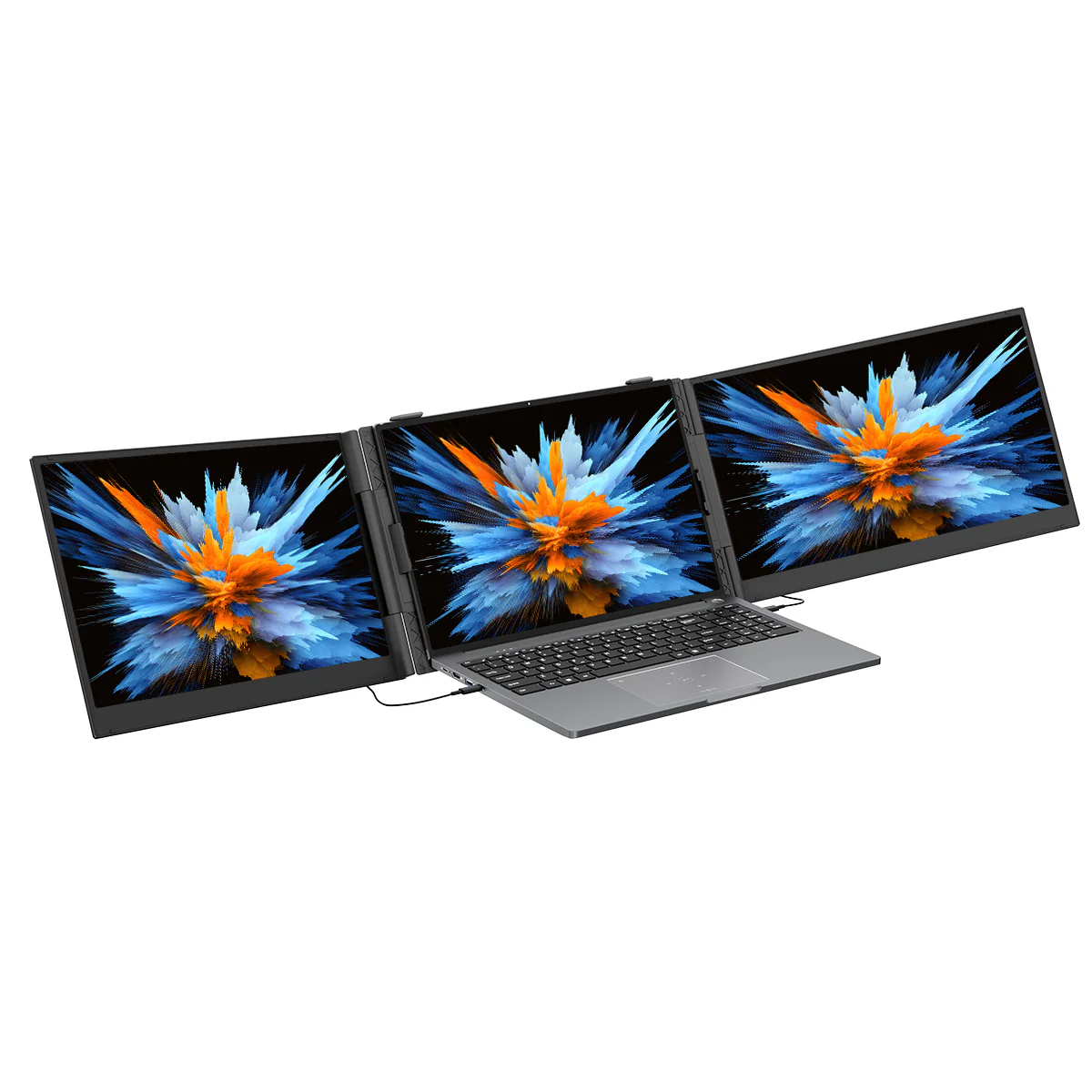 Blackview DCM6 14-Zoll Dual-Monitor Tragbarer Laptop-Bildschirm-Erweiterer mit Lautsprecher - Image 3
