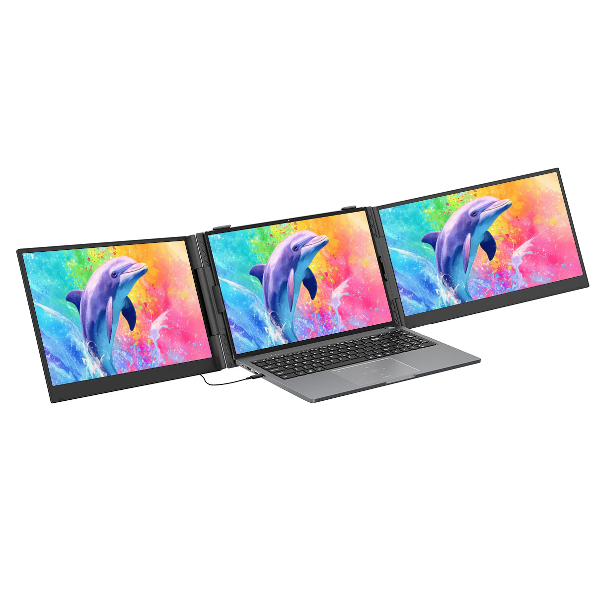 Blackview DCM8 Pro 15,3-Zoll Dual-Monitor tragbarer Laptop-Bildschirm-Erweiterer mit 2 USB-C-Anschlüssen - Image 3