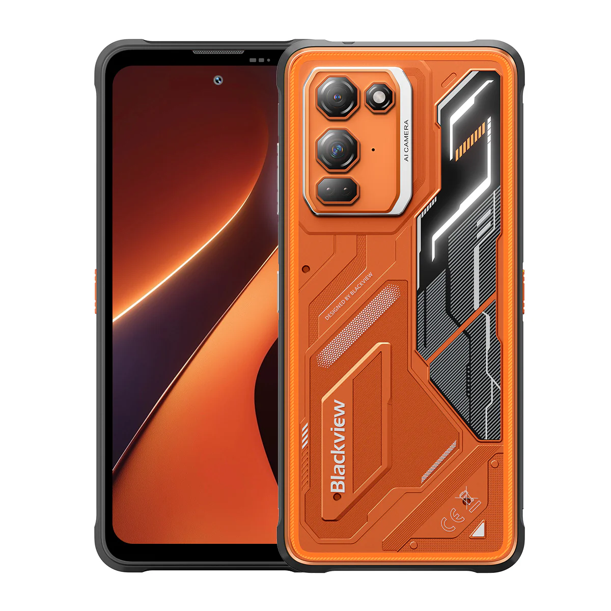 Blackview FORT 200 Schlankes & kabelloses Laden 6,78 Zoll MediaTek Helio G100 Octa-Core 5000mAh 108MP+13MP Nachtsichtkamera Robustes 4G Handy - Image 11