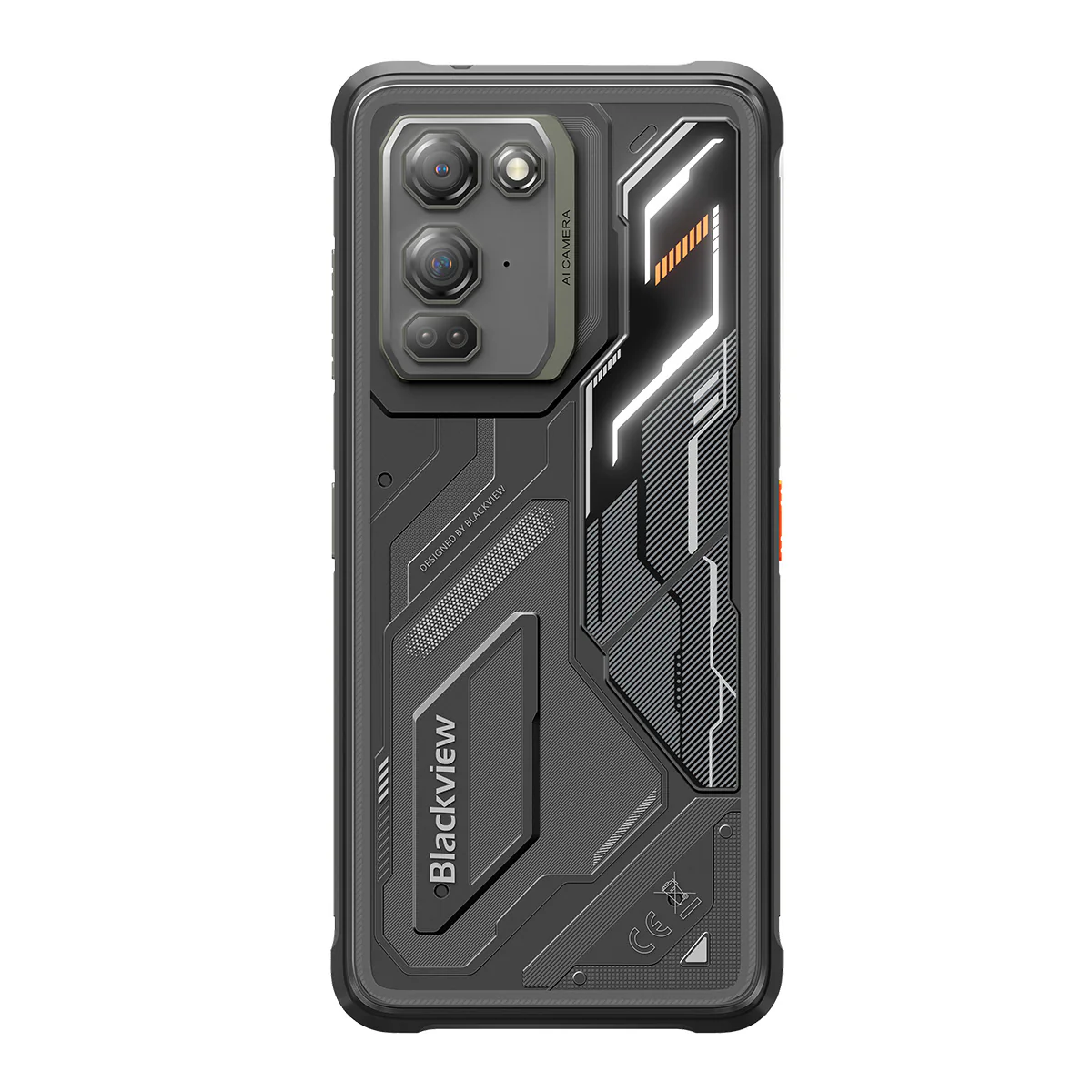 Blackview FORT 200 Schlankes & kabelloses Laden 6,78 Zoll MediaTek Helio G100 Octa-Core 5000mAh 108MP+13MP Nachtsichtkamera Robustes 4G Handy - Image 3