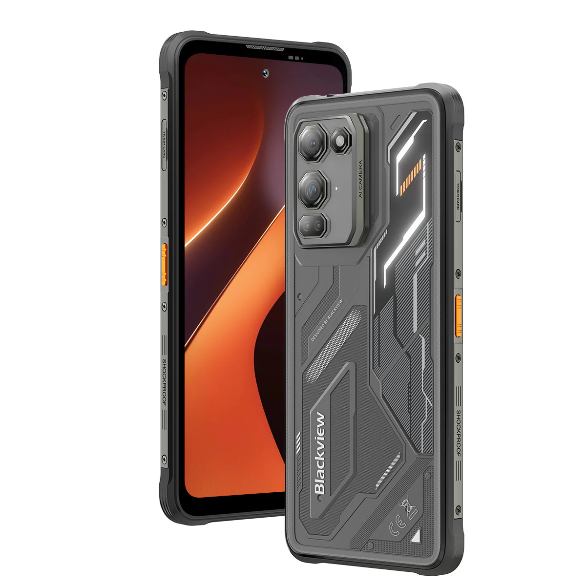 Blackview FORT 200 Schlankes & kabelloses Laden 6,78 Zoll MediaTek Helio G100 Octa-Core 5000mAh 108MP+13MP Nachtsichtkamera Robustes 4G Handy - Image 8
