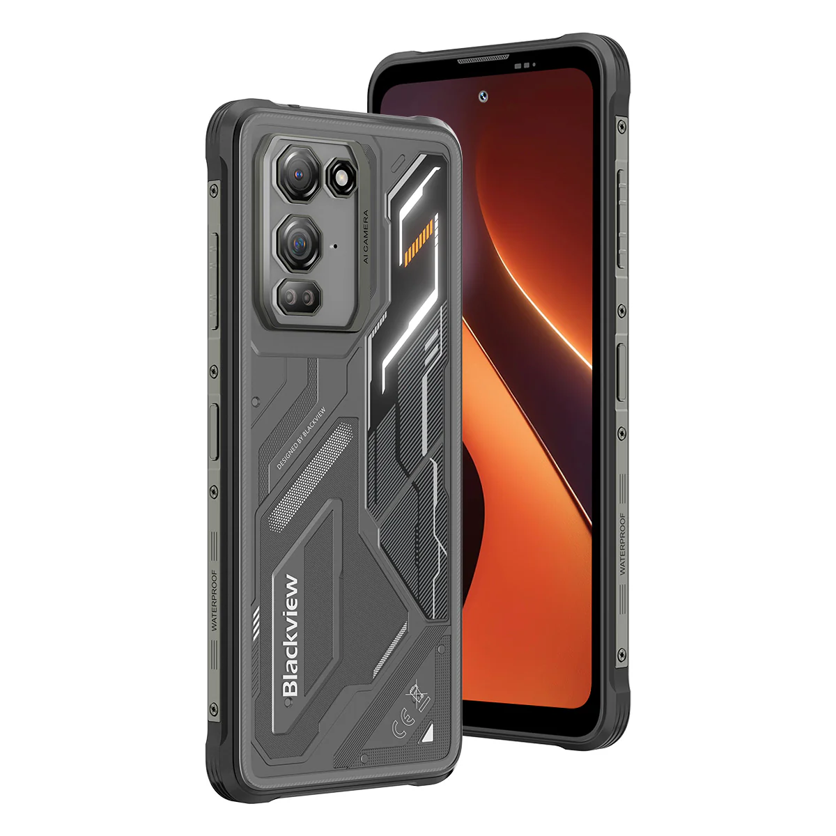 Blackview FORT 200 Schlankes & kabelloses Laden 6,78 Zoll MediaTek Helio G100 Octa-Core 5000mAh 108MP+13MP Nachtsichtkamera Robustes 4G Handy - Image 9
