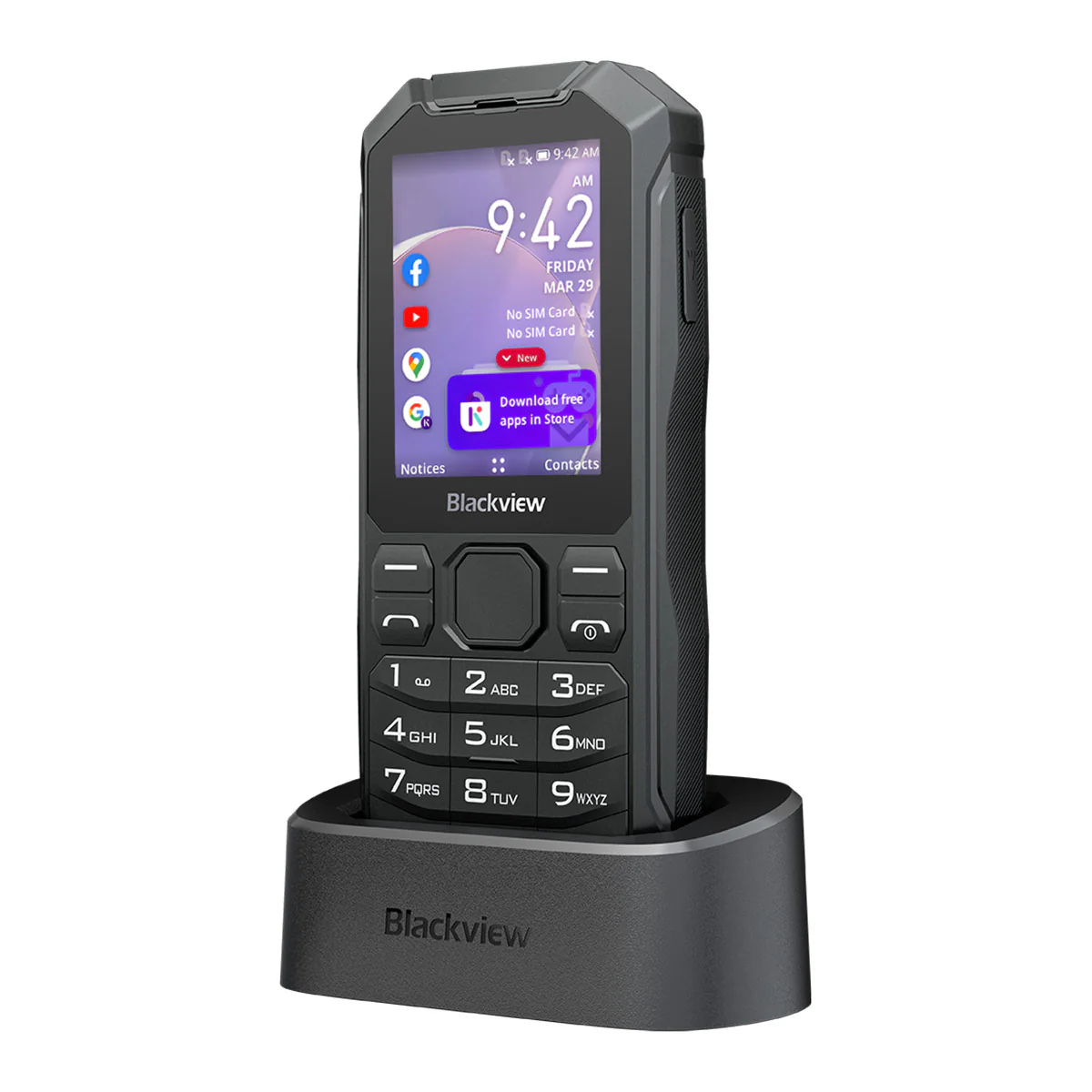 Blackview N1000 2,4-Zoll-Tastatur Abnehmbarer Akku Taschenlampe KaiOS 4G Mini Robustes Mobiltelefon  - Image 7