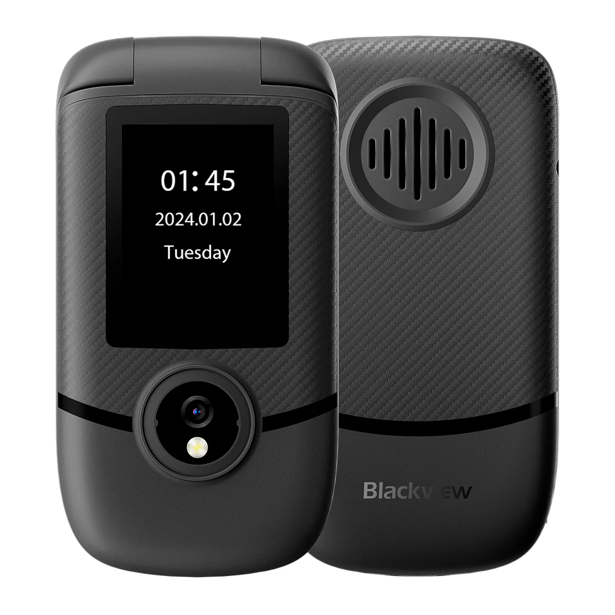 Blackview N2000 Flip 2,8"+1,77" Display Unisoc T107 1500mAh Dual-SIM 4G-Handy  - Image 2