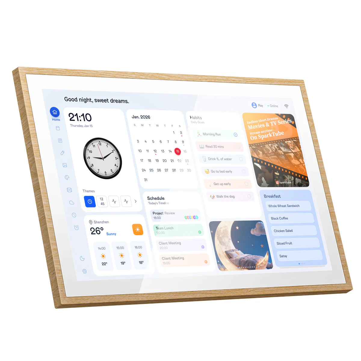 Blackview NEST 10 10,1-Zoll 1080P Full HD Touchscreen Digitaler Kalender mit Wi-Fi 6 und Unterstützung für den Fotobilderrahmen-Modus - Image 3