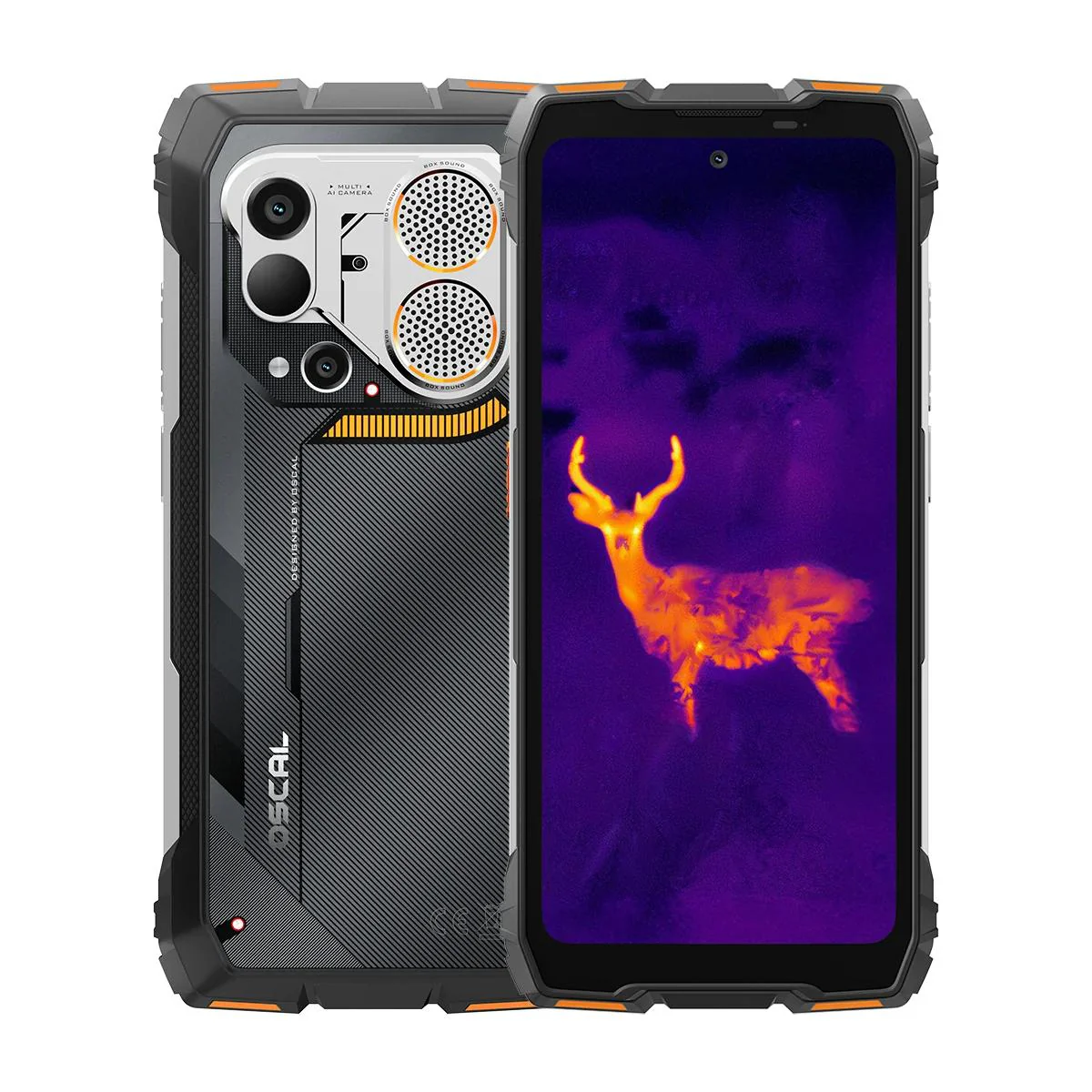 Oscal Pilot 6 Wärmebild 4G Robustes Telefon mit 6,78-Zoll 120Hz Bildschirm 108MP Kamera 98dB Lautsprecher & 93 Lumen LED Taschenlampe - Image 8