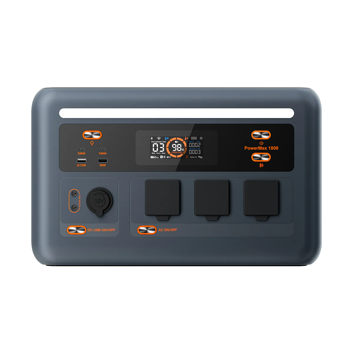 Oscal PowerMax 1800 1024Wh 1800W IP54 Wasserdichte USV-Backup Tragbare Power Station - Image 2