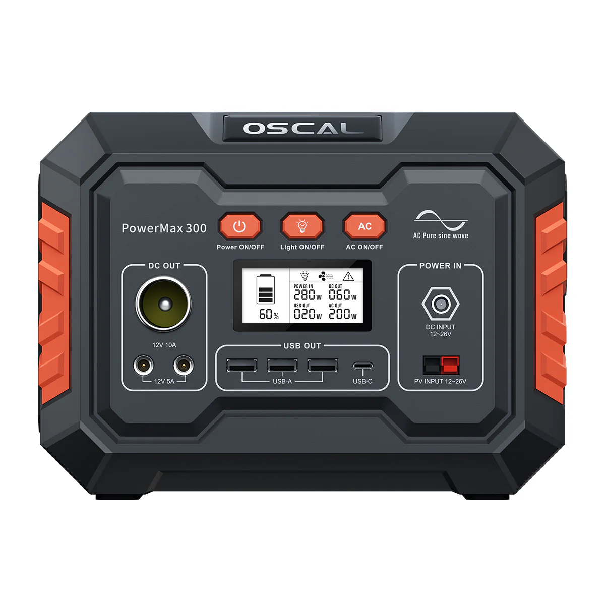 Blackview Oscal PowerMax 300 tragbares Kraftwerk mit AC/DC-Ausgang und 266 Wh  - Image 2