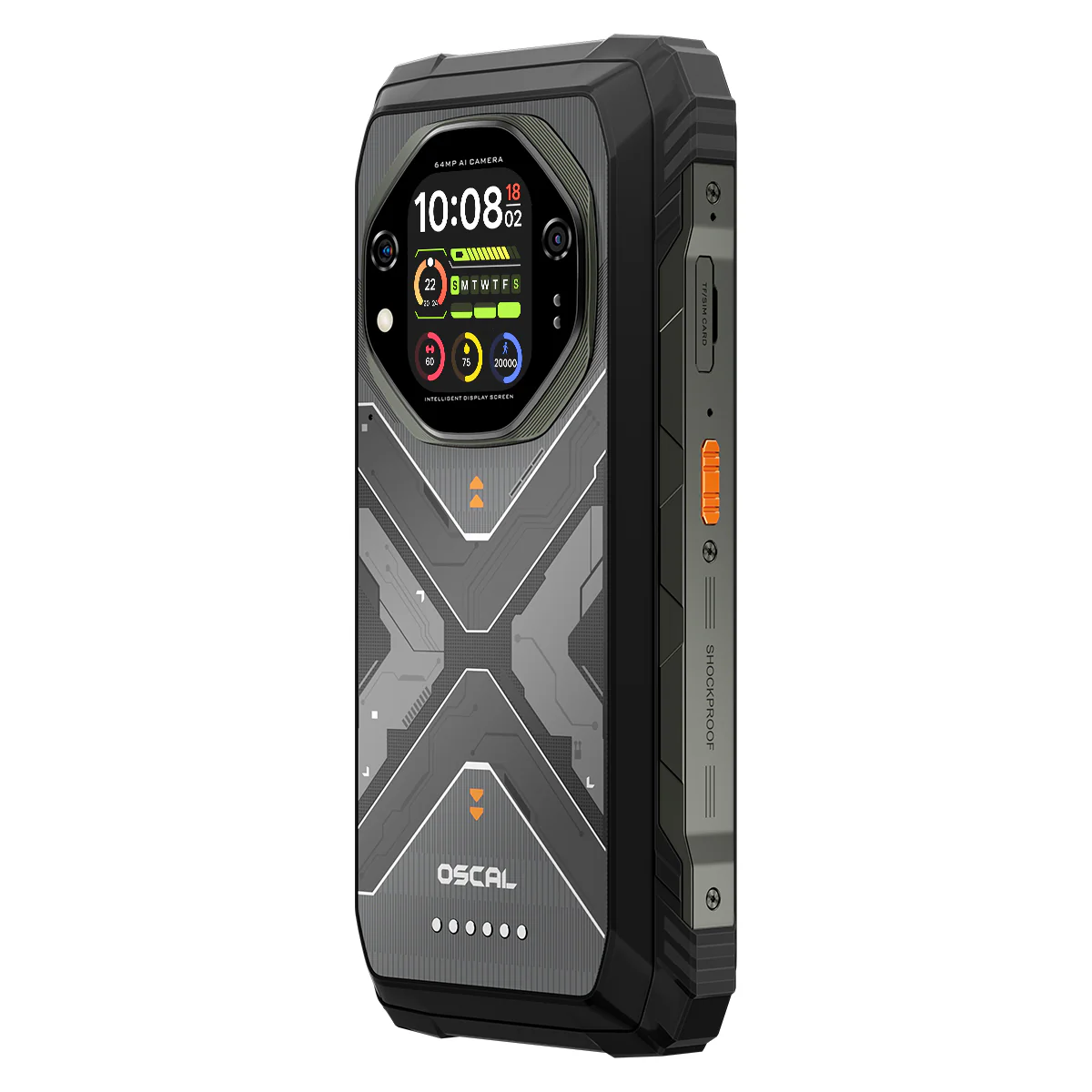 Oscal TANK 1 6,78" 120Hz Haupt- & 2,01" Sekundärdisplay 20000mAh 170LM Taschenlampe & Nachtsichtkamera 5G KI Robusttelefon - Image 13