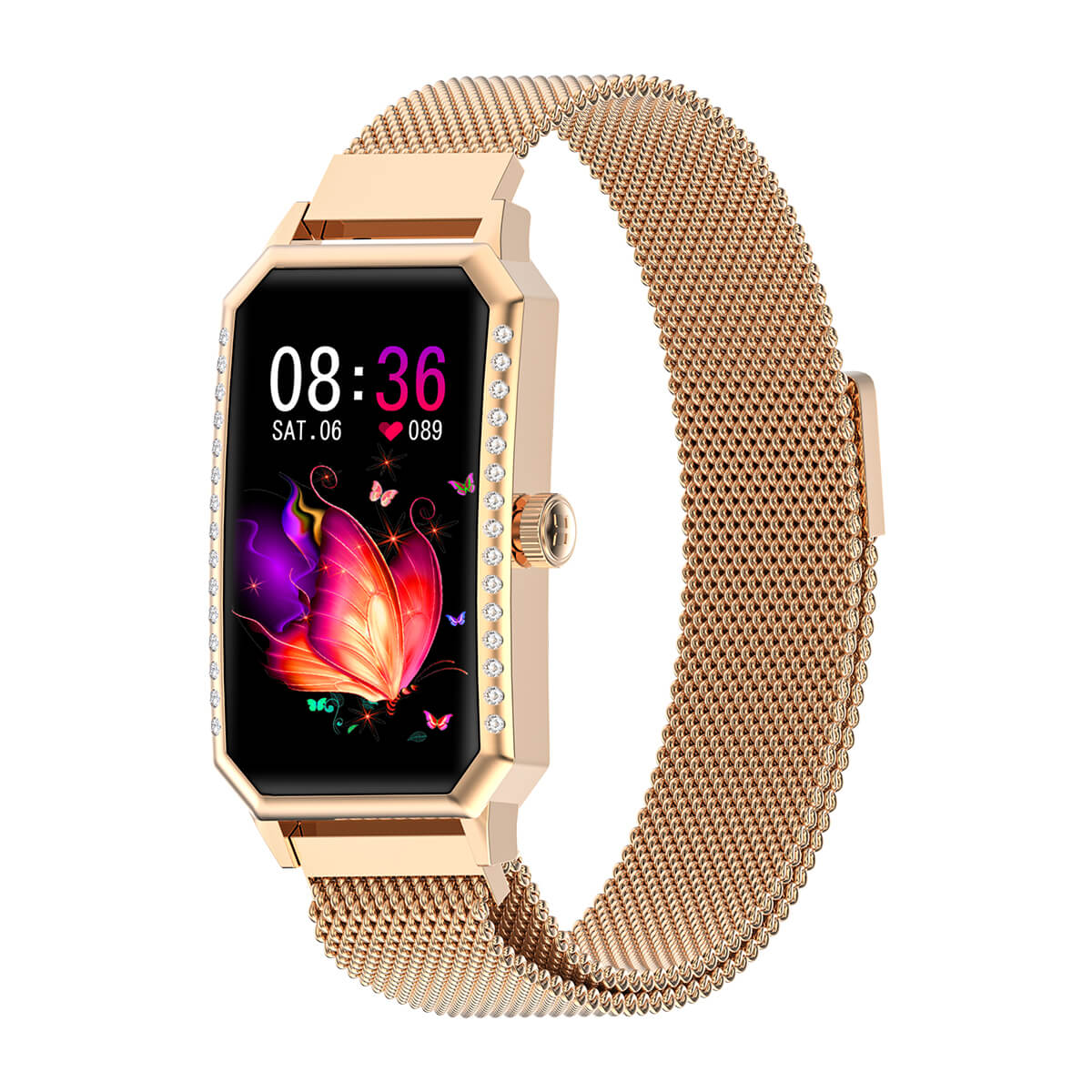 Blackview R9 10 m wasserdichte Fitness-Android-Smartwatch für Damen 