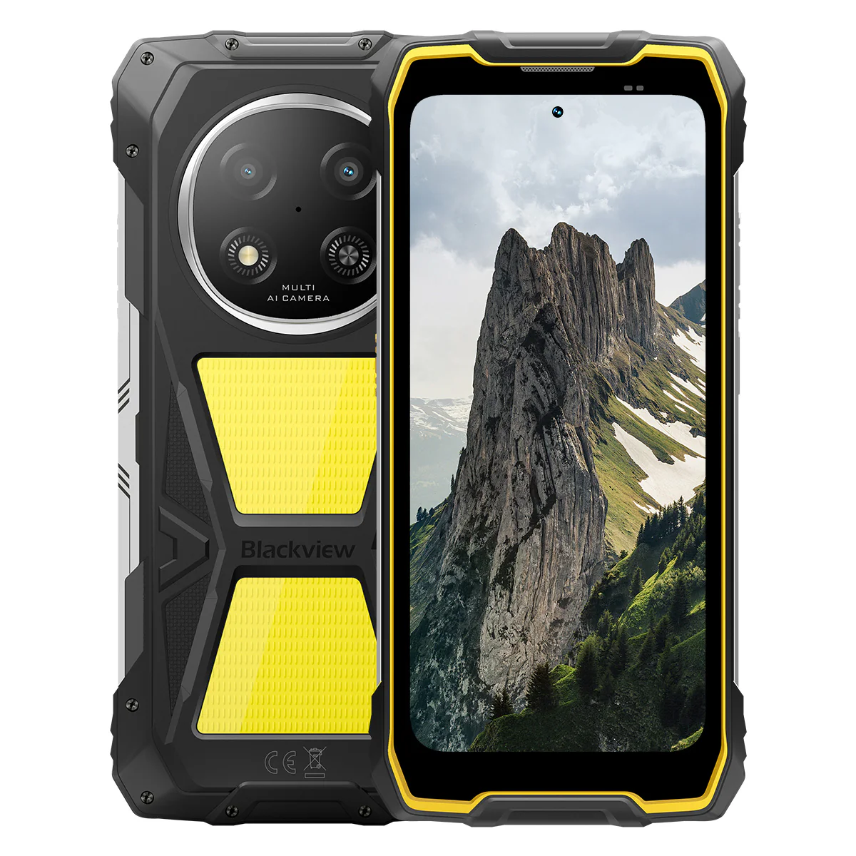 Blackview ROCK 2 Pro 6,67-Zoll 120Hz Bildschirm 400LM Campinglampe 15000mAh 5G Robustes Telefon