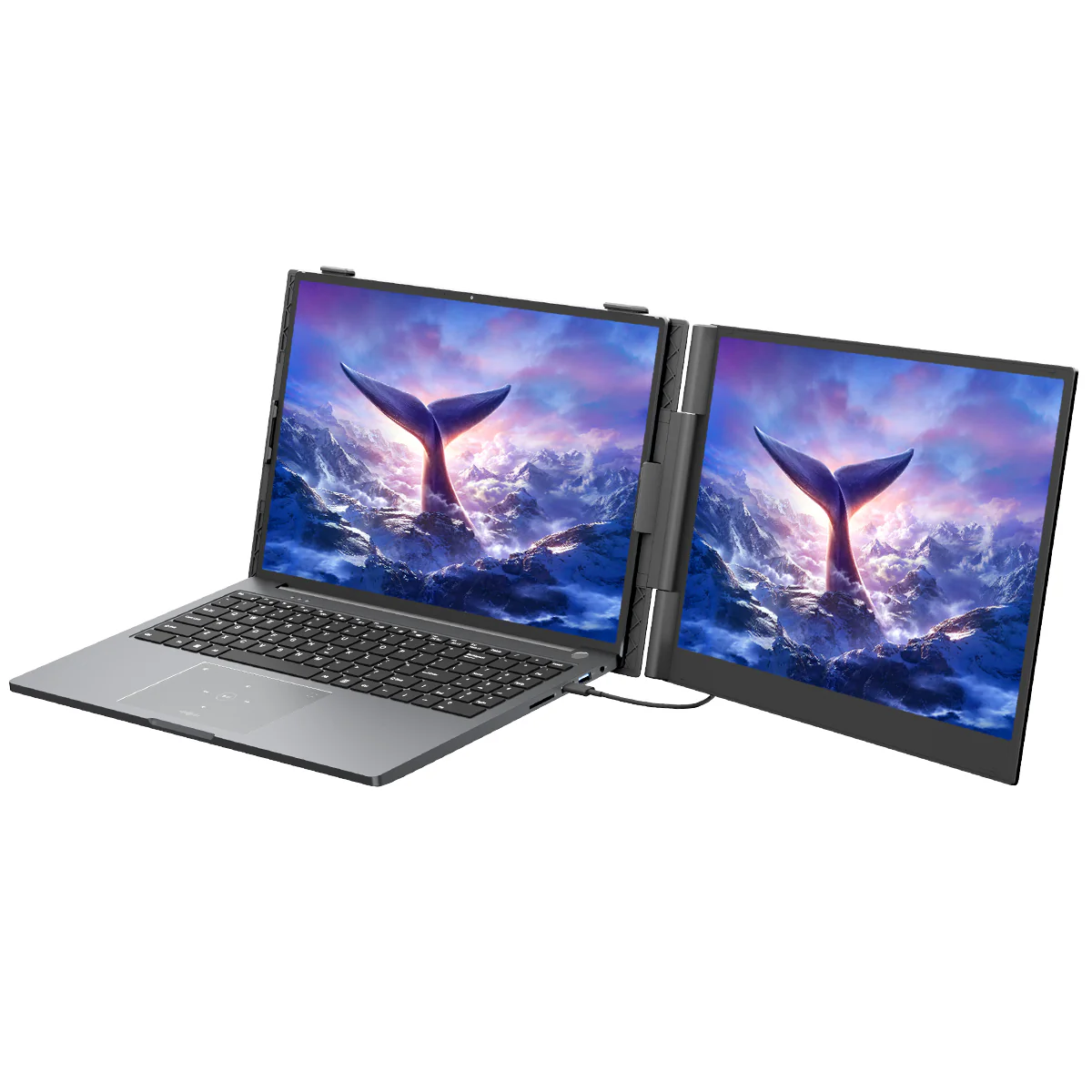 Blackview SCM6 14-Zoll Tragbarer Monitor Laptop-Bildschirm-Erweiterer mit Lautsprecher