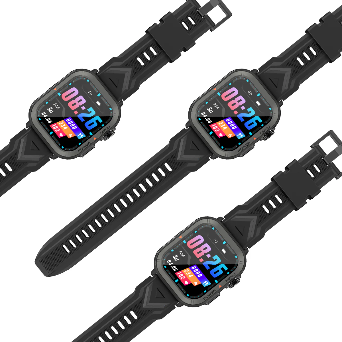 Blackview W30 10 Meter wasserdichte, coole Sport- und Fitness-Smartwatch  - Image 11