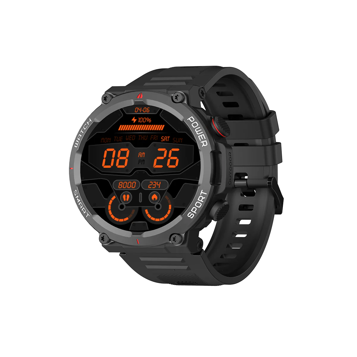 Blackview W50 10 Meter wasserdichte, stilvolle Sport- und Fitness-Smartwatch  - Image 4