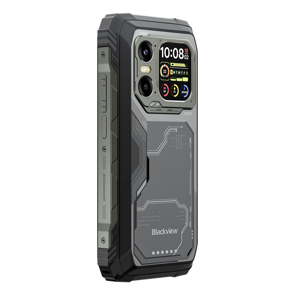 Blackview XPLORE 1 6.78" 120Hz Haupt- & 2.01" Sekundärdisplay MediaTek Dimensity 7050 20000mAh Eingebaute 170LM Taschenlampe 5G KI Robust Smartphone - Image 14