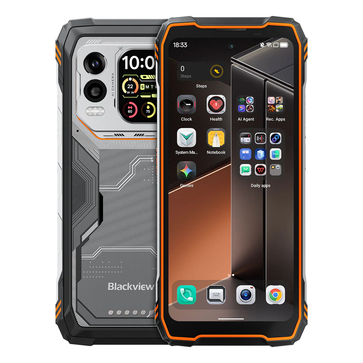 Blackview XPLORE 1 Pro 5G Thermische Bildgebung Robust Telefon mit 6,78" 120Hz Haupt- & 2,01" Sekundärdisplay 20000mAh 170LM Taschenlampe - Image 9