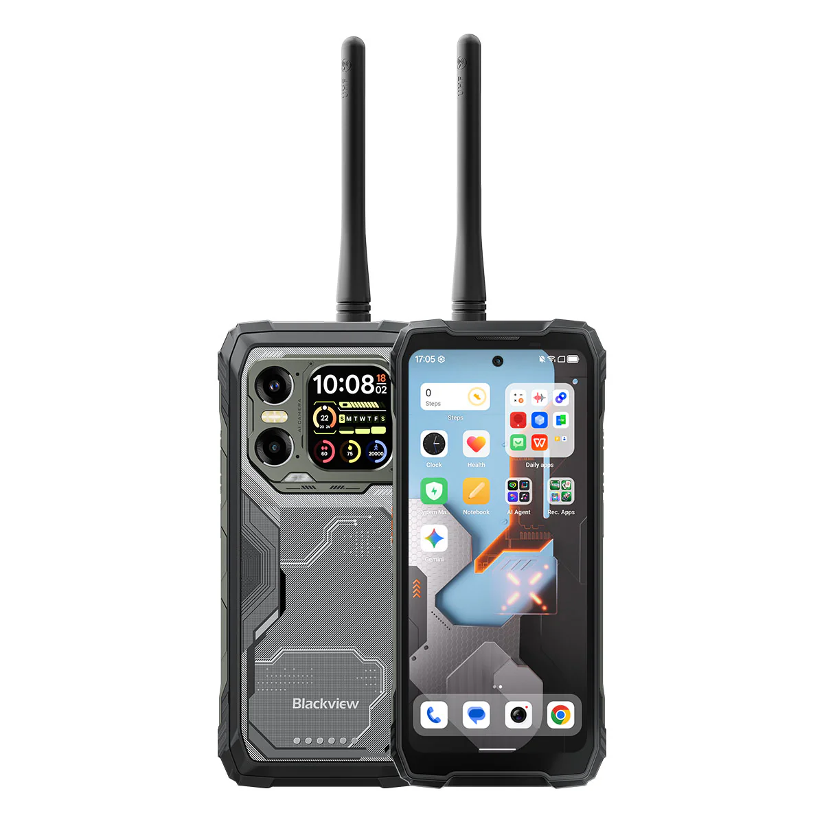Blackview XPLORE 1 Walkie Talkie 5G Walkie-talkie Robust Telefon mit 6,78" 120Hz Haupt- & 2,01" Sekundärdisplay 20000mAh Akku - Image 8